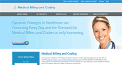 Desktop Screenshot of medicalbillingandcodingu.org